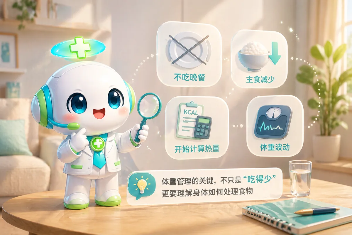控制饮食体重不变的原因分析封面图