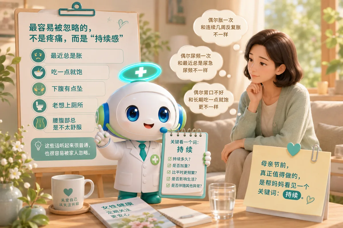 长期腹胀别忽视-母亲节健康提醒配图 3