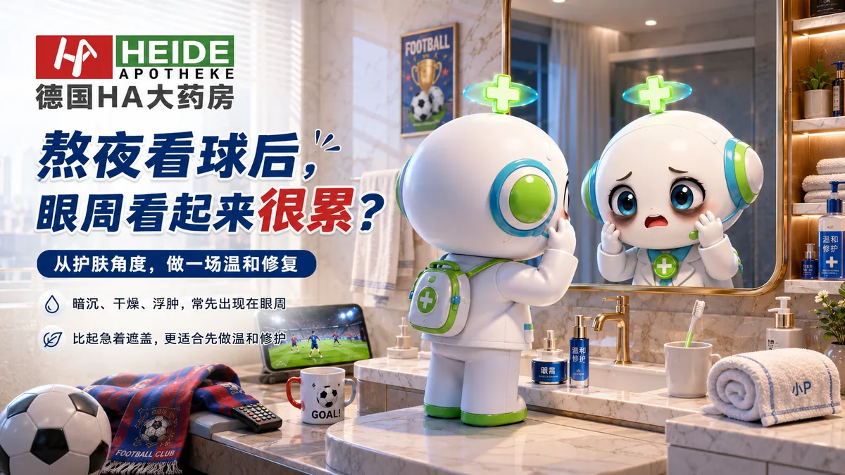 熬夜后眼周护理支持指南封面图