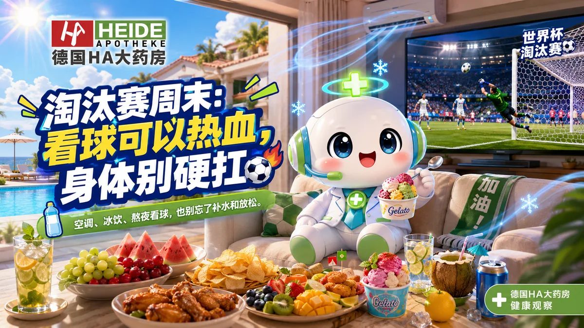 淘汰赛周末-看球健康指南封面图
