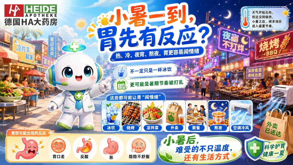 小暑后胃部健康管理封面图