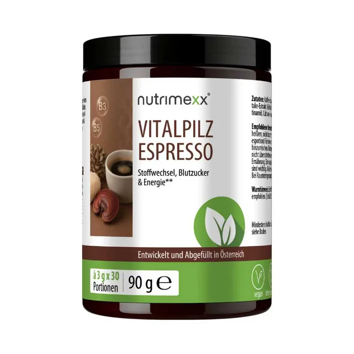 Nutrimexx 灵芝猴头菇舞茸意式浓缩咖啡产品图