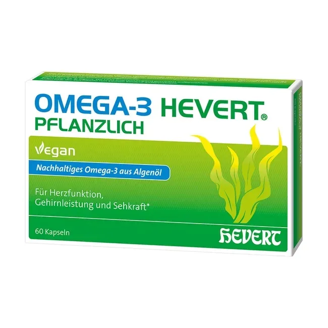 德国Hevert菲德 Omega-3藻油软胶囊60粒产品图