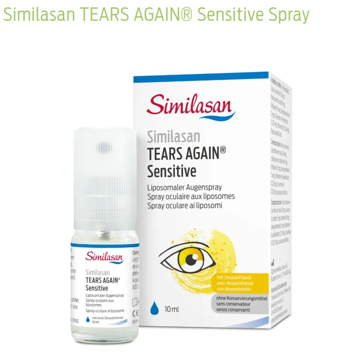 Similasan TEARS AGAIN® 敏感型眼部喷雾产品图