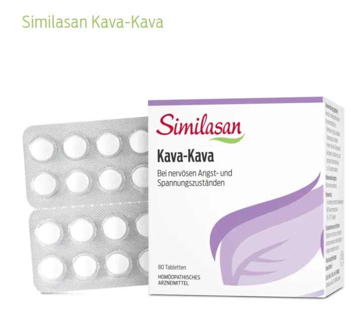 Similasan 卡瓦胡椒（Kava-Kava）片产品图